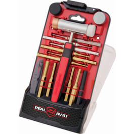Real Avid AVHPS-B Hammer and Punch Set Universal Brass/Nylon/Steel