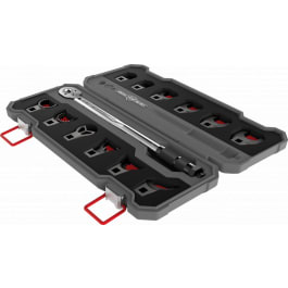 Real Avid AVMF13WS Master -Fit 13 Piece Crowfoot <em>Wrench</em> Set Gray/Red <em>AR</em>-Platform Heavy Duty Torque <em>Wrench</em> Handle 13 Pieces
