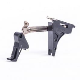 CMC Triggers CMC Triggers 71701 Drop-In Flat Trigger with Black Finish for Glock 17 GEN4 for Glock 17, 19, 26, 34 GEN4
