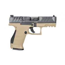 Walther PDP Semi-Automatic 9mm Compact Pistol, 4" Barrel - Two-Tone Tan - 2858444