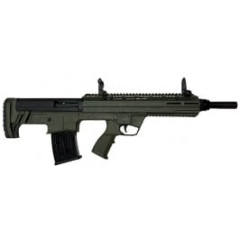 Tokarev USA TBP Bullpup 12 Gauge Semi-Auto Shotgun,18.5" Bbl, 2 3/4 & 3", Flip Up Sights, 5 Rd Mag, O.D.Green Cerakote Finish - Model #21000129