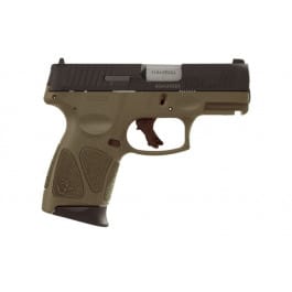 Taurus - G3C - Semi-Automatic Pistol - 3.2" Barrel - 9mm - 12+1 Magazine - OD Green Frame - 1-G3C931O