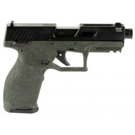 Taurus TX22 Gen 2 Semi-Automatic .22 LR Pistol, 4.10" Threaded Barrel,10+1 Capacity - Green Splatter Cerakote - 1-2TX22141SP2-10