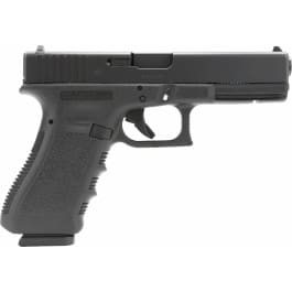 <em>Glock</em> PI1750201 <em>G17</em> Gen3  *CA Compliant 9mm Luger 4.49" 10+1 Overall Black Finish with Steel Slide, Polymer Grip & Fixed Sights
