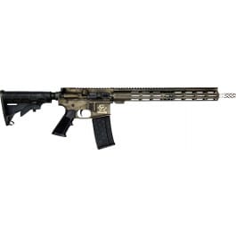 Great Lakes <em>Firearms</em> AR-<em>15</em> Rifle, .<em>223</em> Wylde 16" 416r Stainless Steel Barrel, <em>15</em>.25" M-LOK Rail, 7075 T6 Receiver, Battleworn Bronze Cerakote Finish, GL15223SS B-BRZ