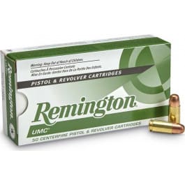 Remington Ammunition 23728 UMC 9mm Luger 115 gr Full Metal Jacket (FMJ) - 50rd Box
