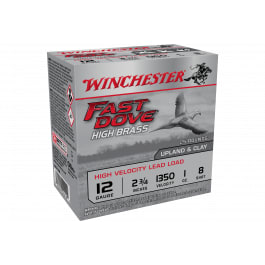 Winchester Winchester Ammo WFD128B Fast Dove & Clay 12GA 2.75" 1oz #8 Shot - 25SH Box