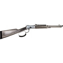 Rossi R92 Lever Action .357 Magnum Stainless Steel Rifle, 16" Threaded 1/2x28 Barrel, 8+1 Capacity, Gray Laminate Furniture - 923571693-LTHV