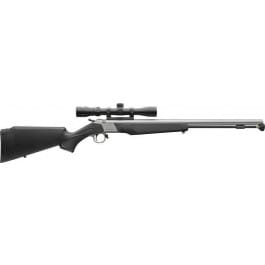 CVA PR2117SSC <em>Wolf</em> V2 50 Cal 209 Primer 24" Matte Stainless Barrel/Rec Black Synthetic Stock Includes 3-9x32mm Scope