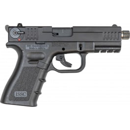 Issc 111010 M22 Gen 2 4.10" TB 10+1 Black Polymer Textured Grip Black Front Serrated Slide