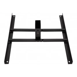 EZ-Aim 15543 Shooting Target Stand Base Black Powder Coated Steel, 21" Long & compatible with 2" x 4" Lumber