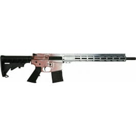 Great Lakes <em>Firearms</em> AR-<em>15</em> Rifle, .<em>223</em> Wylde 16" 4150 Black Nitride Barrel, <em>15</em>.25" M-LOK Rail, 7075 T6 Receiver, Red, White, and Blue Cerakote Finish, GL15223 <em>F</em>-RWBL