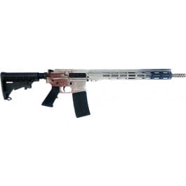 Great Lakes <em>Firearms</em> AR-<em>15</em> Rifle, .<em>223</em> Wylde 16" 416r Stainless Steel Barrel, <em>15</em>.25" M-LOK Rail, 7075 T6 Receiver, Red, White, and Blue Cerakote Finish, GL15223SS <em>F</em>-RWBL