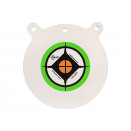 EZ-Aim 15599 Hardrock Shooting Target Handgun/Rifle Gong Black/White/Green AR500 Steel 12" L x 12" W x 0.38" H 3/8" Thick