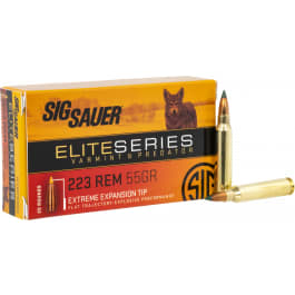 Sig Sauer SIG Sauer E223V220 Elite Hunting Varmint & Predator 223 Rem 55 gr Extreme Expansion Tip - 20rd Box