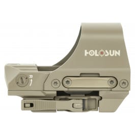 Holosun HS510CFDE 510 Open Reflex Red Mlti RET Solar SHK AWK Rifle FDE