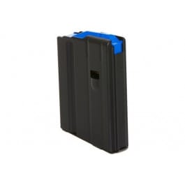 DuraMag 1065041176CP SS Replacement Magazine Black with Blue Follower Detachable 10rd 6.5 Grendel, 6mm ARC for <em>AR-15</em>
