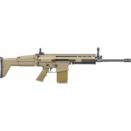 FN - SCAR 17S - Semi-Automatic Rifle - 16.25" Barrel - .308 Win - 20 Round Magazine - Non-Reciprocating Charging Handle - FDE - 98541-2