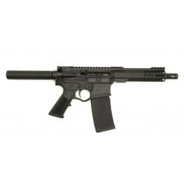 Plum Crazy Semi-Automatic 5.56 Nato, AR-15 Pistol with 7" M-LOK Handguard, 7.5" Inch Barrel, 1:8 Twist, (1) 30 Rd Mag - PlumCrazy -  ETAGPCPMM556ML7
