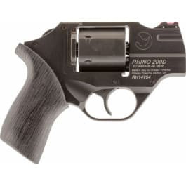 Chiappa 340217 Rhino 200D Double 357 Magnum 2" 6rd Black Rubber Black