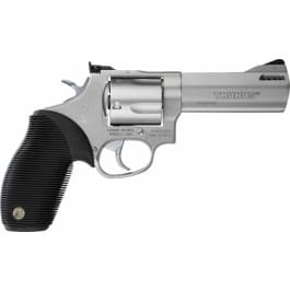 Taurus 2440049TKR Tracker Model 44 DA/SA 44 Magnum 4" 5 Black Ribber Stainless