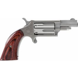 NAA 22MGBG 22 Magnum Boot Style Grip Single 22 WMR 1.6" 5 Wood Boot Grip Stainless