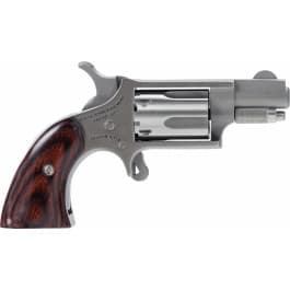 NAA 22LRGBG 22 LR Boot Style Grip Single 22 LR 1.1" 5 Wood Boot Grip Stainless