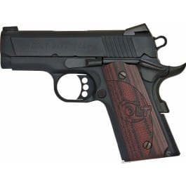 Colt O7802XE 1911 Defender Single 9mm 3.0" 8+1 Black Cherry G10 Grip Black Cerakote