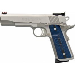 Colt O5072XE 1911 Single 9mm 5" 9+1 Blue G10 Grip Stainless Steel