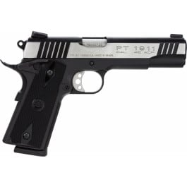 Taurus 1191101DT 1911 Standard 45 ACP 5" 8+1 w/Heinie Sight Black Grip 2Tone Slide