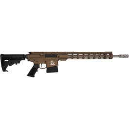 Great Lakes Firearms AR10 Rifle, .308win, 18" 416r Stainless Steel Barrel, 15.25" M-LOK Rail, 6 Position M4 Stock, Burnt Bronze Cerakote Finish- GL10308SS BRZ
