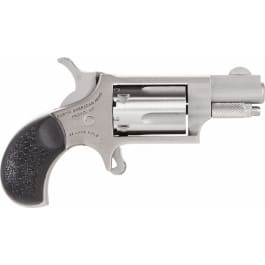 NAA 22MSGRCHSS 22 Mini Revolver Carry Combo Single 22 WMR 1.13" 5 Black Rubber Stainless