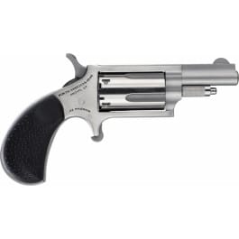 NAA 22MGRCHSS 22 Mini Revolver Carry Combo Single 22 WMR 1.63" 5 Black Rubber Stainless