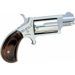 NAA 22MSC 22 Magnum Rosewood Grip with 22 LR Cylinder Single 22 WMR 1.1" 5 Rosewood Stainless