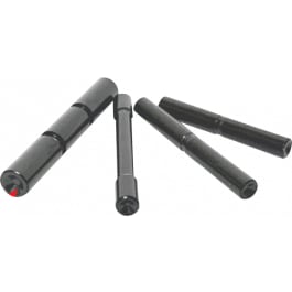 Cross <em>Armory</em> CRG4PSBK 4 <em>Pin</em> Set Dimpled Black 4140 Steel for Most Glock Gen4