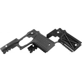 <em>Recover</em> <em>Tactical</em> <em>CC3H</em>-01 <em>Grip</em> & <em>Rail</em> <em>System</em> Black Polymer Picatinny for Standard Frame 1911