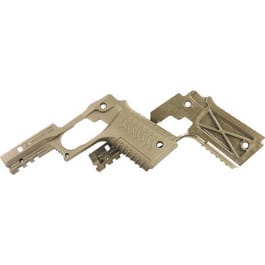 <em>Recover</em> <em>Tactical</em> <em>CC3H</em>-02 <em>Grip</em> & <em>Rail</em> <em>System</em> Tan Polymer Picatinny for Standard Frame 1911