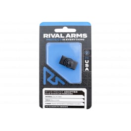 Rival <em>Arms</em> RA-RA92M6B Stud Mount Adapter  12L14 Steel Black Oxide for <em>AR</em> Stock Forearm
