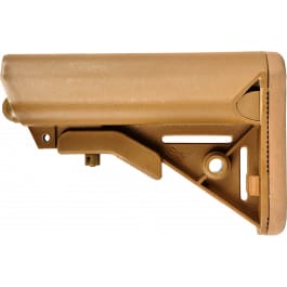 B5 <em>System</em>s SOP1076 Enhanced SOPMOD Stock  Coyote Brown for <em>AR</em>-<em>15</em>, M4 with Mil-Spec Receiver Extension (Tube Not Included)