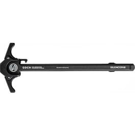 SilencerCo AC5062 Gas Defeating Charging Handle made of Black Anodized 7075-T6 Aluminum & Ambidextrous Design for AR-15