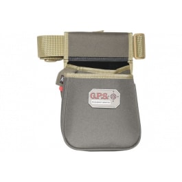 GPS Bags GPS960CSPRK Shotshell Pouch Contour Double with Web Belt Rifle Green w/Khaki Trim
