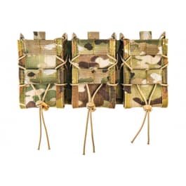 <em>High</em> Speed Gear 45TA00MC Triple Taco Shingle Mag Pouch MultiCam Nylon w/Polymer Divider Holds 3 Rifle Mags