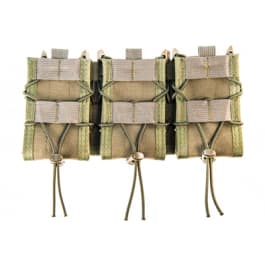 <em>High</em> Speed Gear 45TA00OD Triple Taco Shingle Mag Pouch OD Green Nylon w/Polymer Divider Holds 3 Rifle Mags