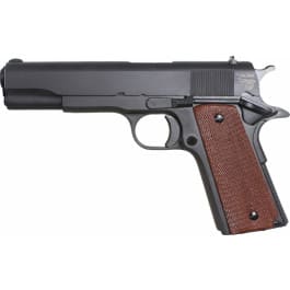 Taylors&Co 1911STD 1911 Standard 45 ACP 5" 7+1 Walnut Grip Blued