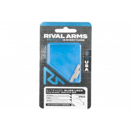 Rival Arms RA80G001D Slide Lock Extension SS - Fits Glock <em>Gen</em> 3/4 Pistols