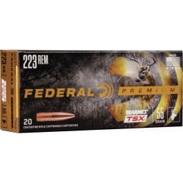 Federal Federal P223S Premium 223 Rem 55 gr Barnes Triple-Shock X - 20rd Box