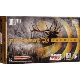 Federal Federal P308V Premium 308 Win 150 gr Barnes Triple-Shock X - 20rd Box