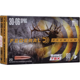 Federal Federal P3006AE Premium 30-06 Springfield 180 gr Barnes Triple-Shock X - 20rd Box