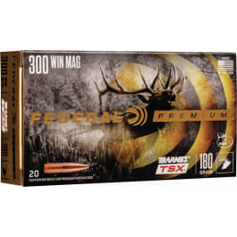 Federal Federal P300WP Premium 300 Win Mag 180 gr Barnes Triple-Shock X - 20rd Box