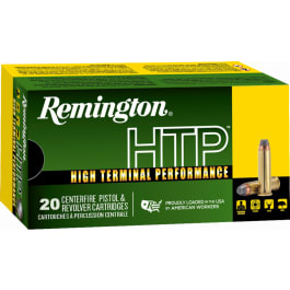 <em>Remington</em> Ammunition 22227 HTP <em>357</em> Mag <em>125</em> <em>gr</em> Semi-<em>Jacketed Hollow Point</em> (SJHP) - 20rd Box